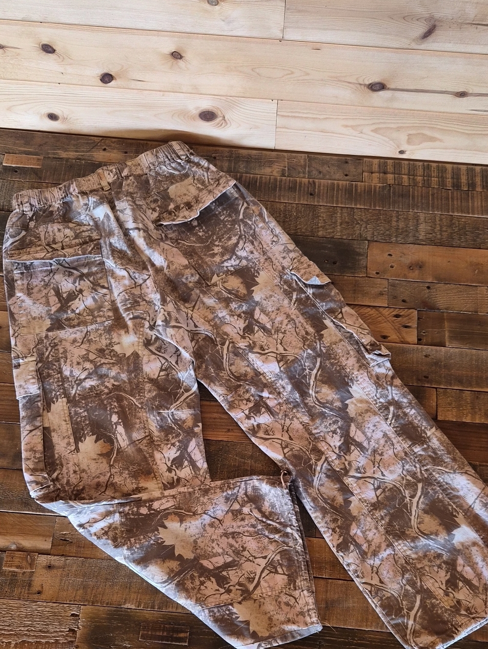 emory park Women's Cargo Pants - Brown Camouflage - Picture 2 of 7